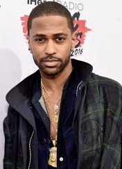 Big Sean in black dress