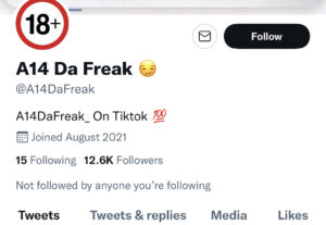 A14 da Freak Twitter account