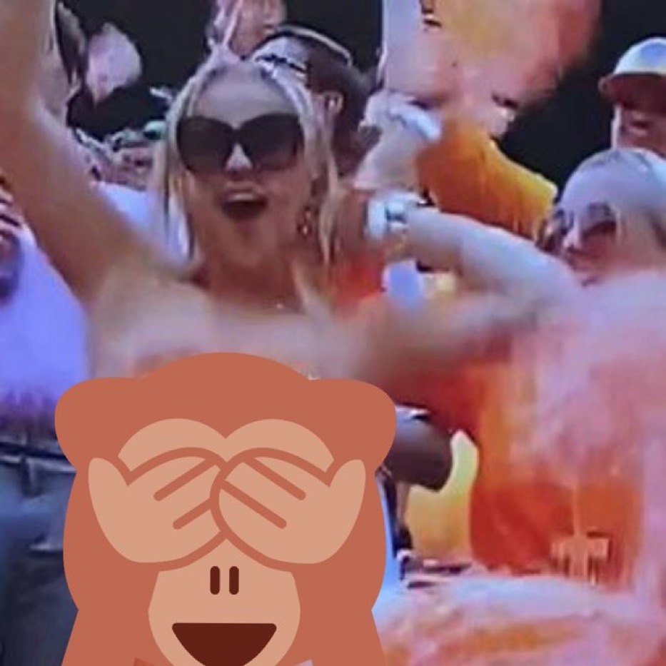 WATCH: Tennessee Fan Loses Her Clothes At Alabama 
